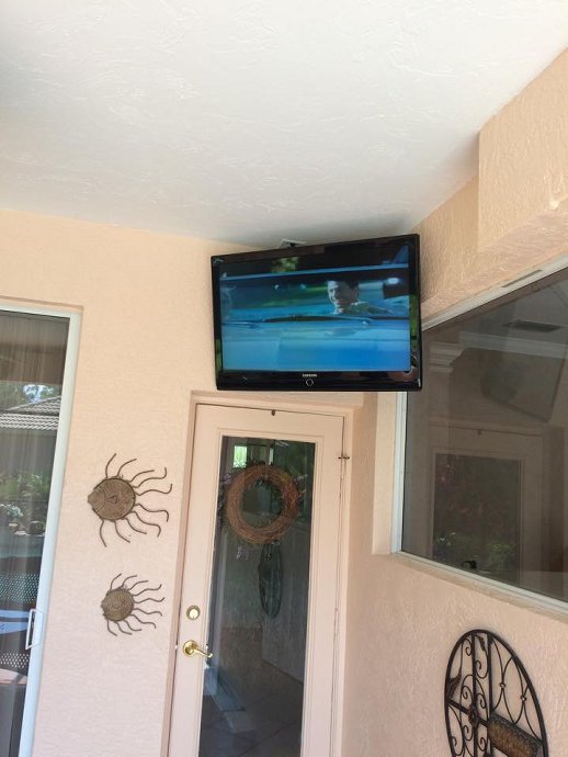 Overhead TV Installation