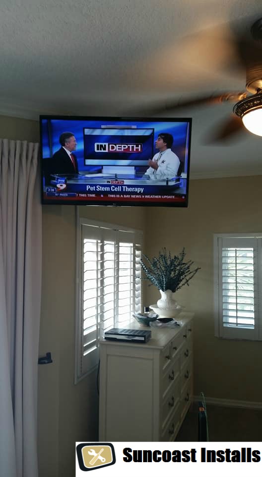 Overhead TV Installation