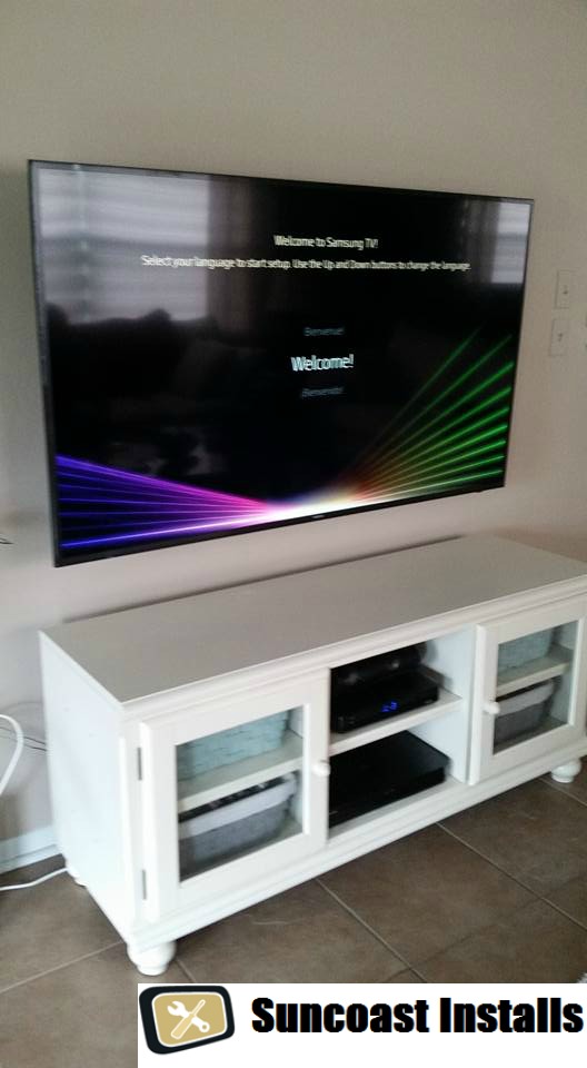 Wireless Wall TV Install