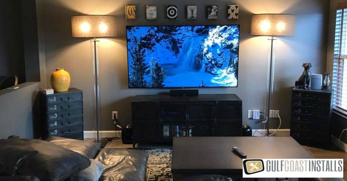 led tv installation